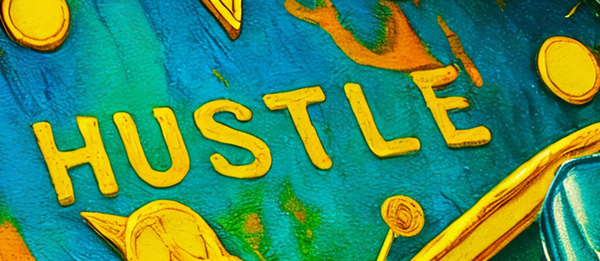 Time Is Running Out Melting Watch Poster – Hustle & Motivation Surreal Wall Art for Office, Home, or Gym