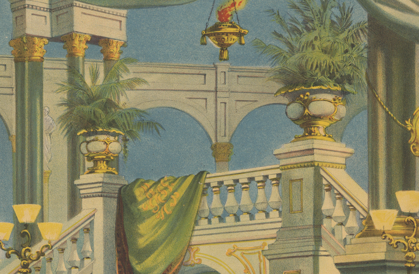Frederick Bancroft – Prince of Magicians | The Magician’s Palace | Vintage Magic Poster Reproduction | Classic Illusion Art & Stage Magician Print