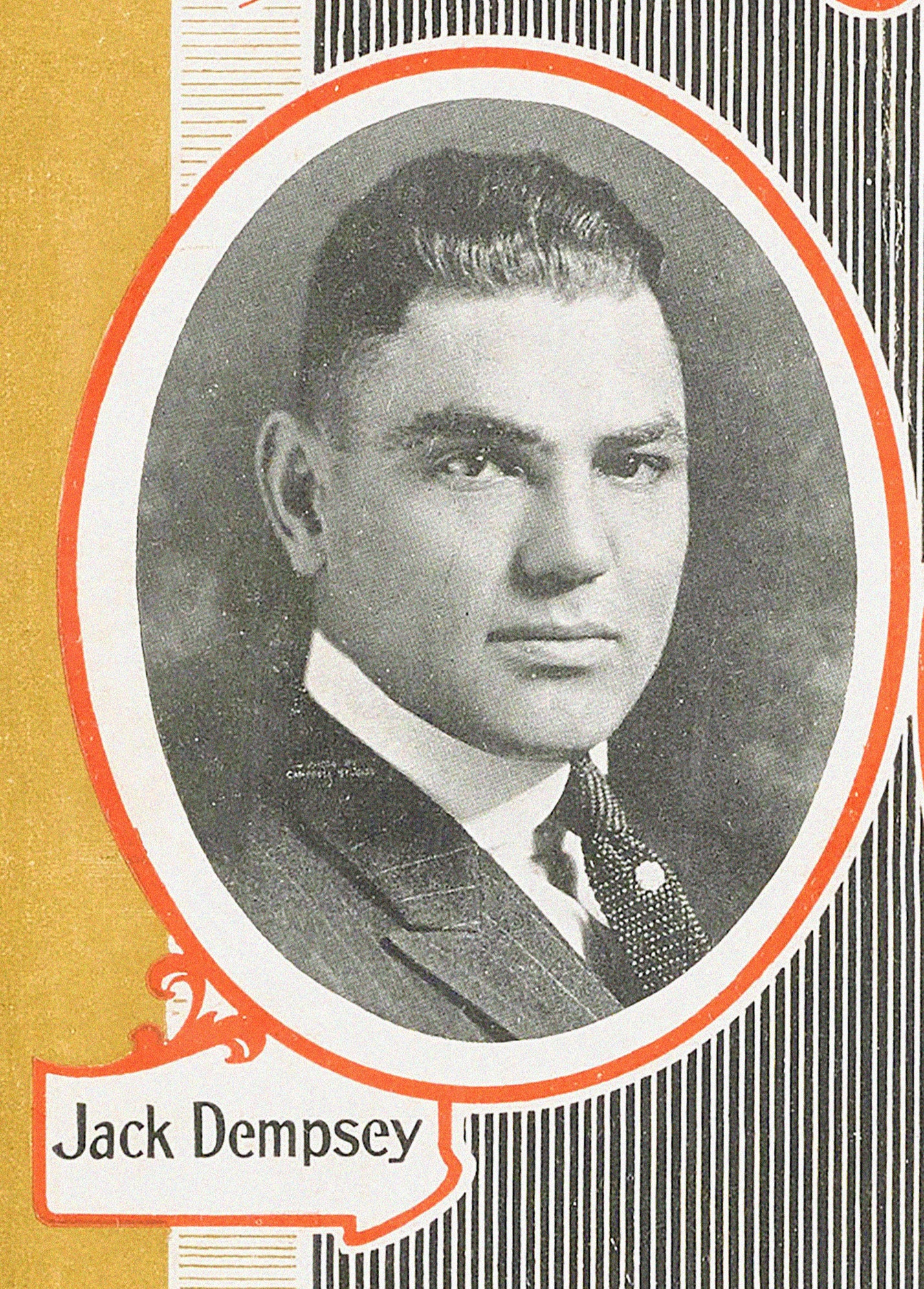 Jack Dempsey vs. Luis Firpo 1923 Heavyweight Championship Poster Reproduction – Wild Bull of the Pampas Fight Print