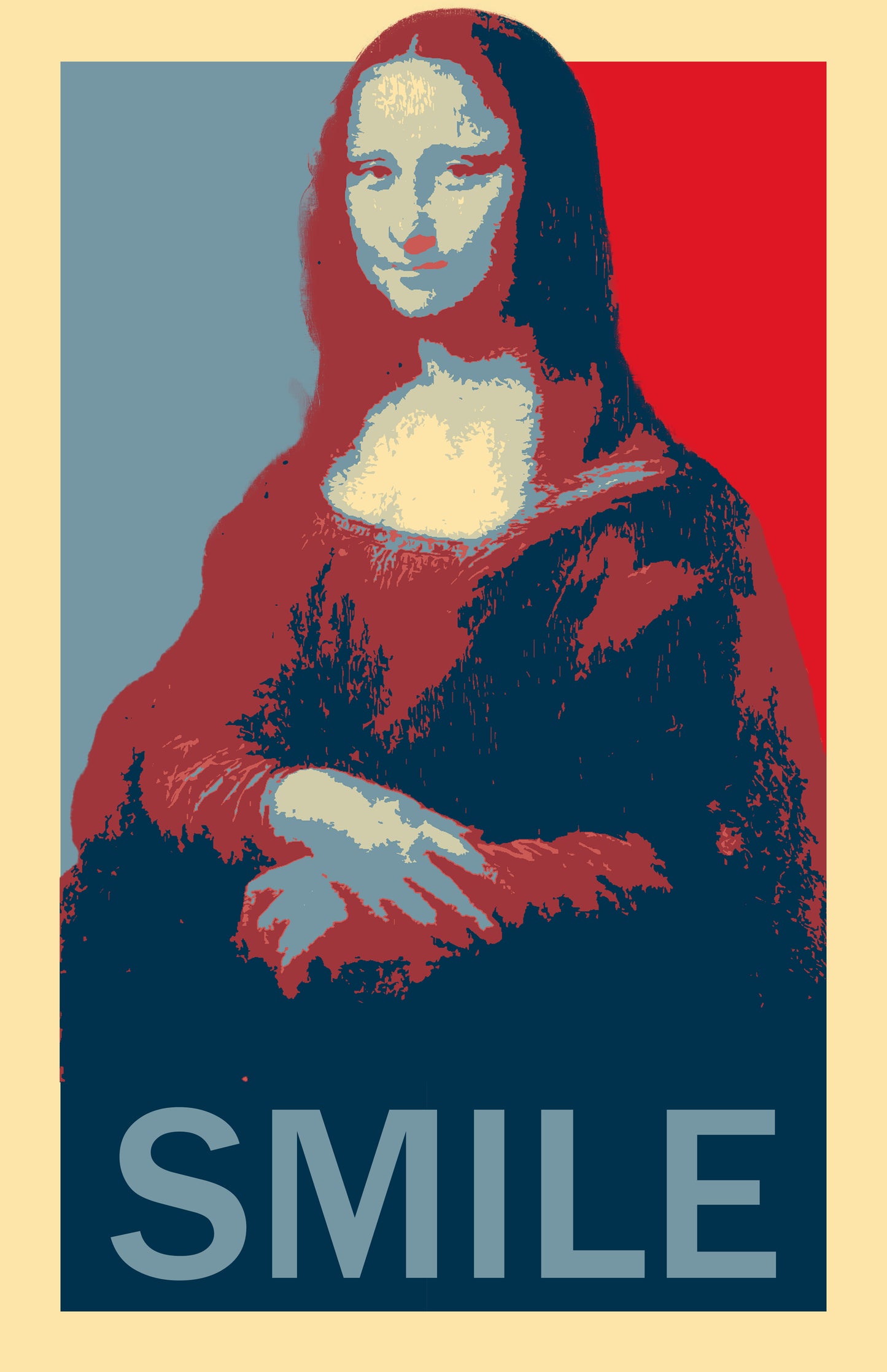 Mona Lisa Smile Funny Parody Hope Inspired Style Poster 11x17 Physicist