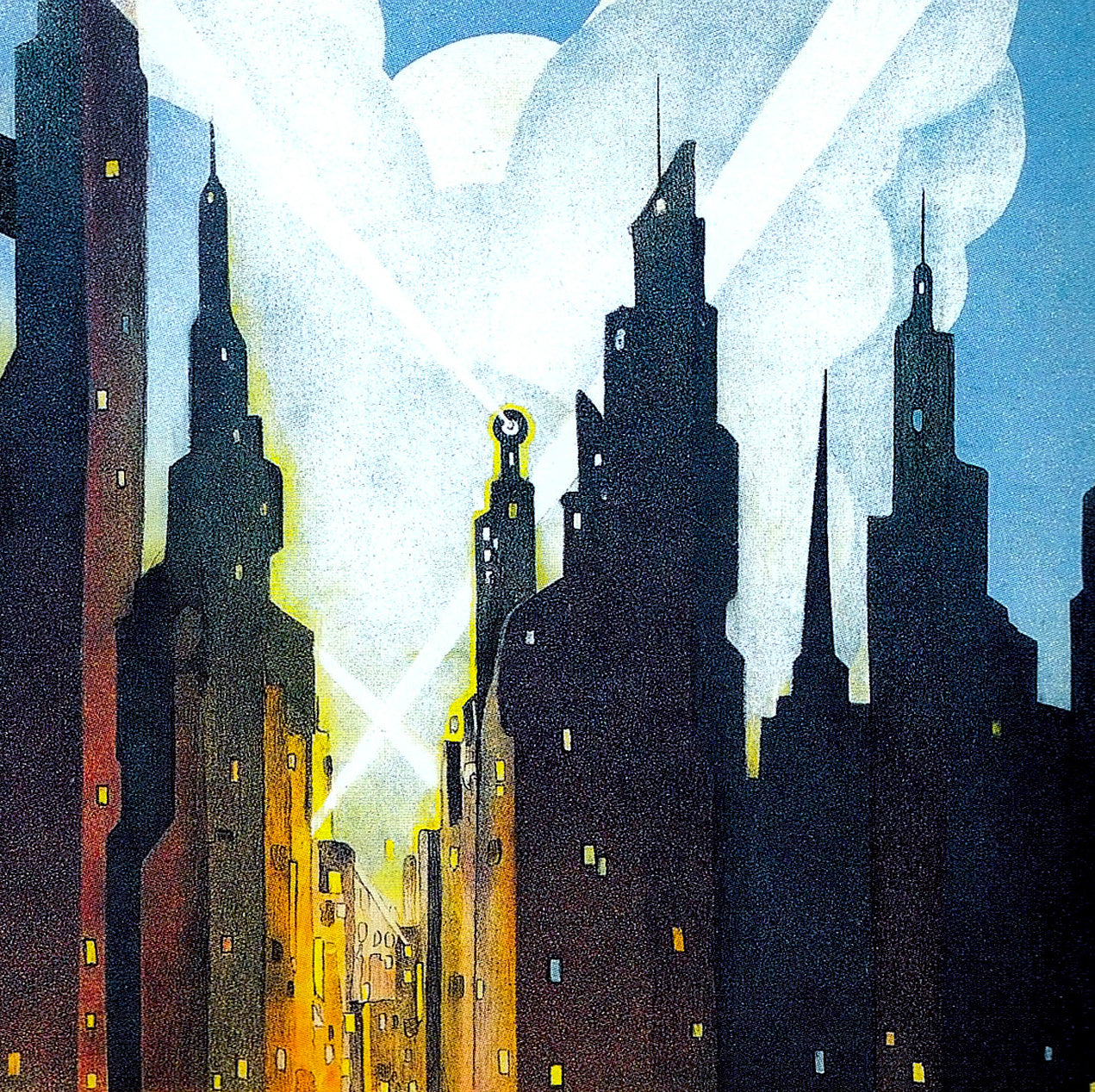 City Lights (1931) Movie Poster – Classic Vintage Romantic Comedy Film Reproduction Art Print Starring Charlie Chaplin