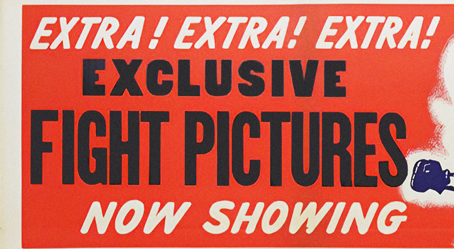 Joe Louis vs. Tami Mauriello 1946 Boxing Poster Reproduction – Heavyweight Championship Fight Print