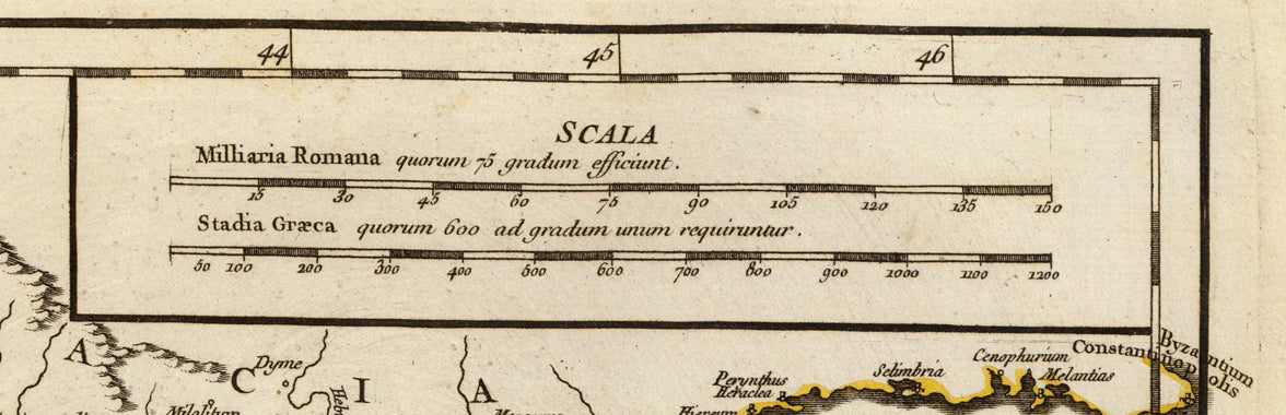 Ancient Greece Map – Graecia Vetus Antique Reproduction Wall Art Print (Classical Cartography)