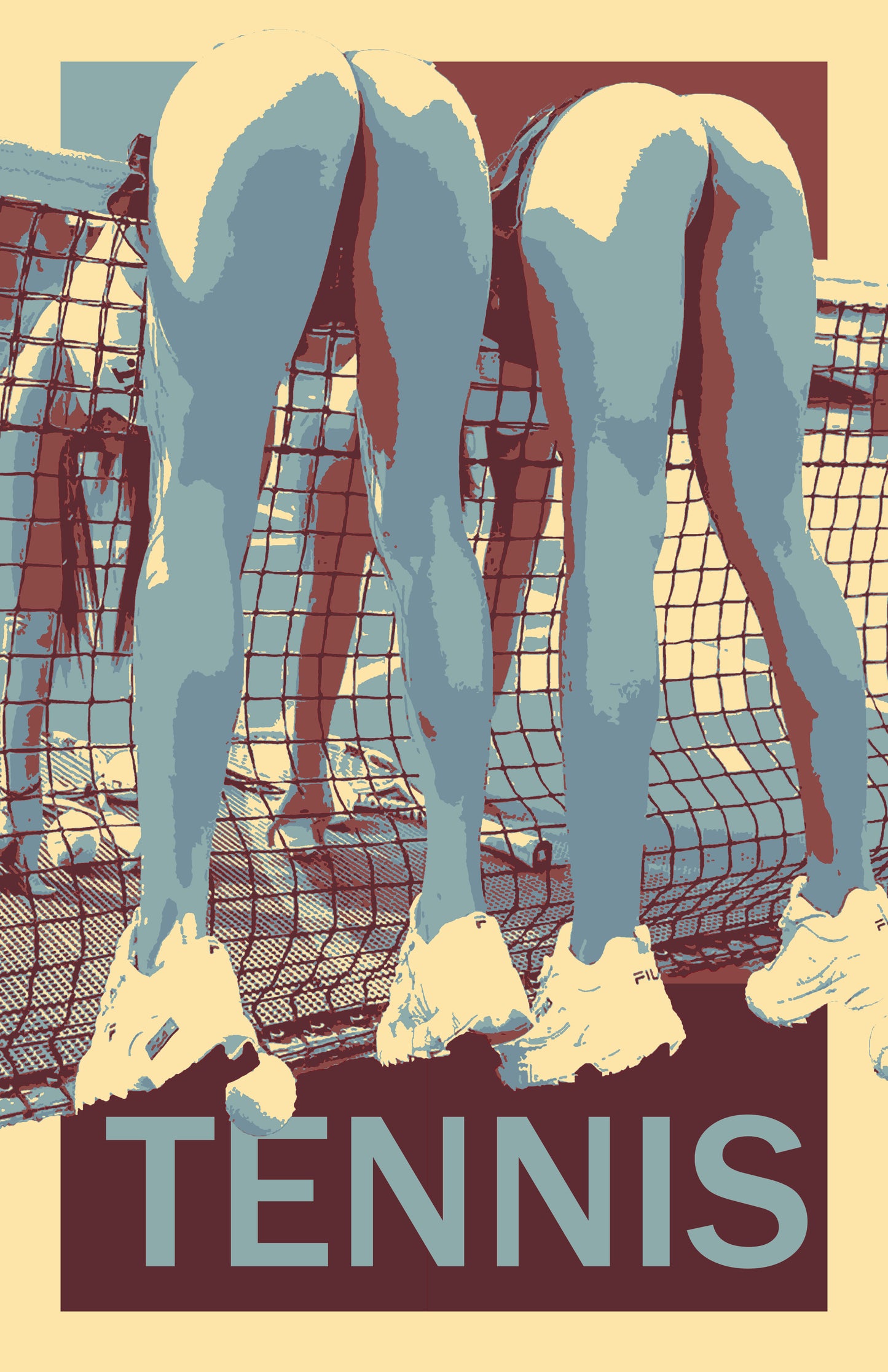 Sexy Tennis Girls Parody Hope Inspired Style Dream Poster 11x17 Thicc Nice Butt (Alternate)