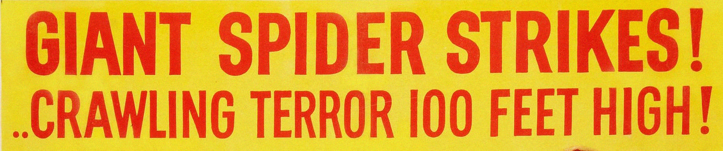 Tarantula (1955) Movie Poster – Classic Retro Sci-Fi Horror Film Reproduction Art Print