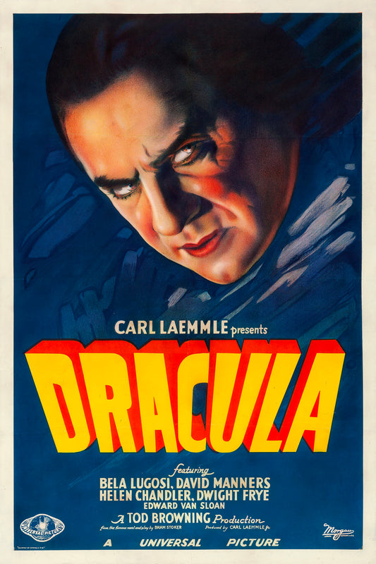 Dracula (1931) Bela Lugosi Movie Poster – Classic Horror Vintage Reproduction Print