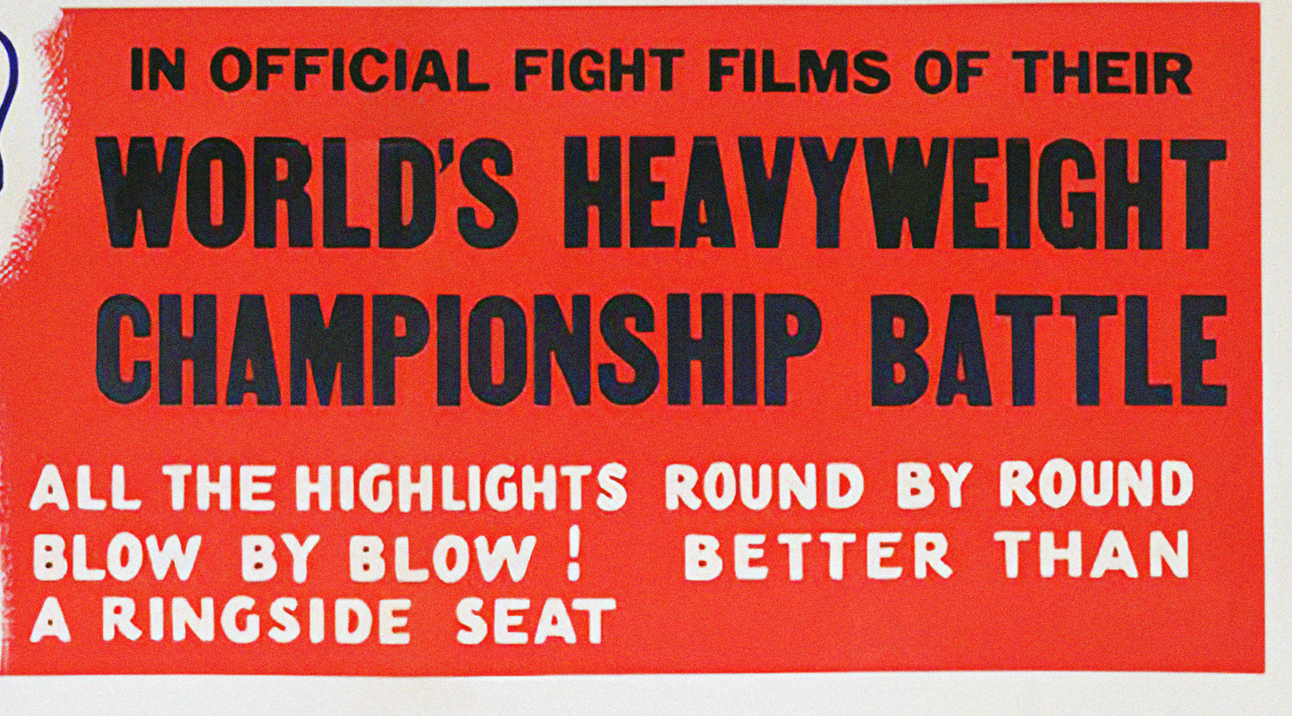 Joe Louis vs. Tami Mauriello 1946 Boxing Poster Reproduction – Heavyweight Championship Fight Print