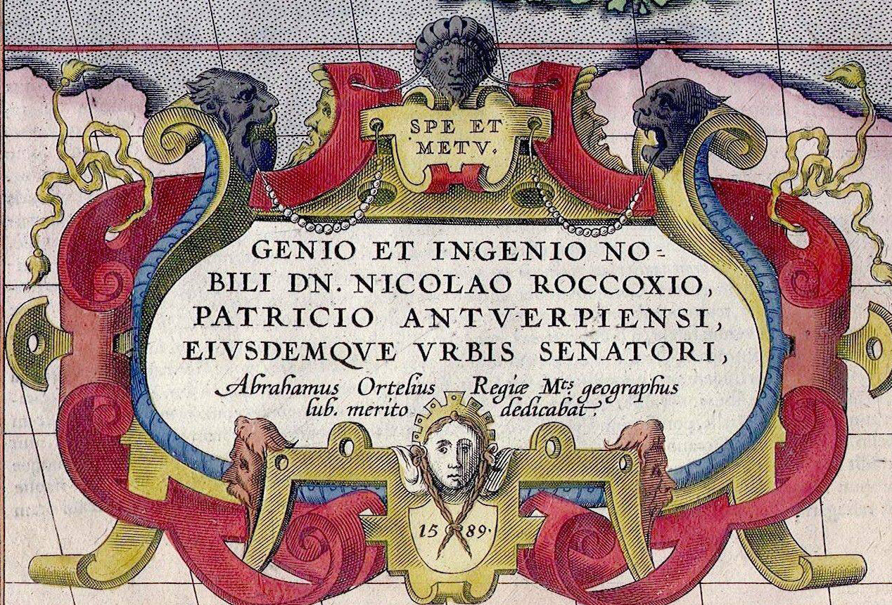 Maris Pacifici Map (1589) – Vintage Illustrated Map of the Pacific Ocean by Abraham Ortelius Reproduction Wall Art Print (Historic Cartography)