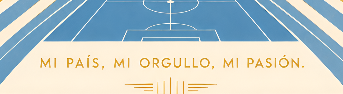 Argentina — The Beautiful Game | Art Deco Soccer Poster Futbol Football Sports Wall Art Athletic