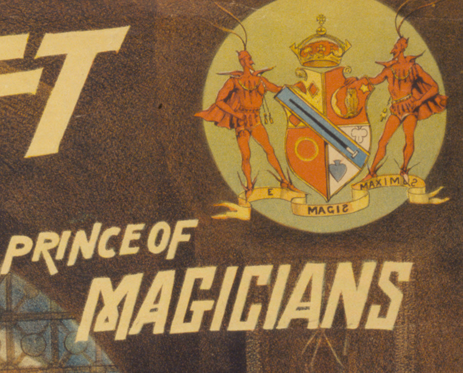 Frederick Bancroft The Prince of Magicians – Enchantress of the East | Vintage Magic Poster Reproduction | Illusion Art & Classic Magician Print