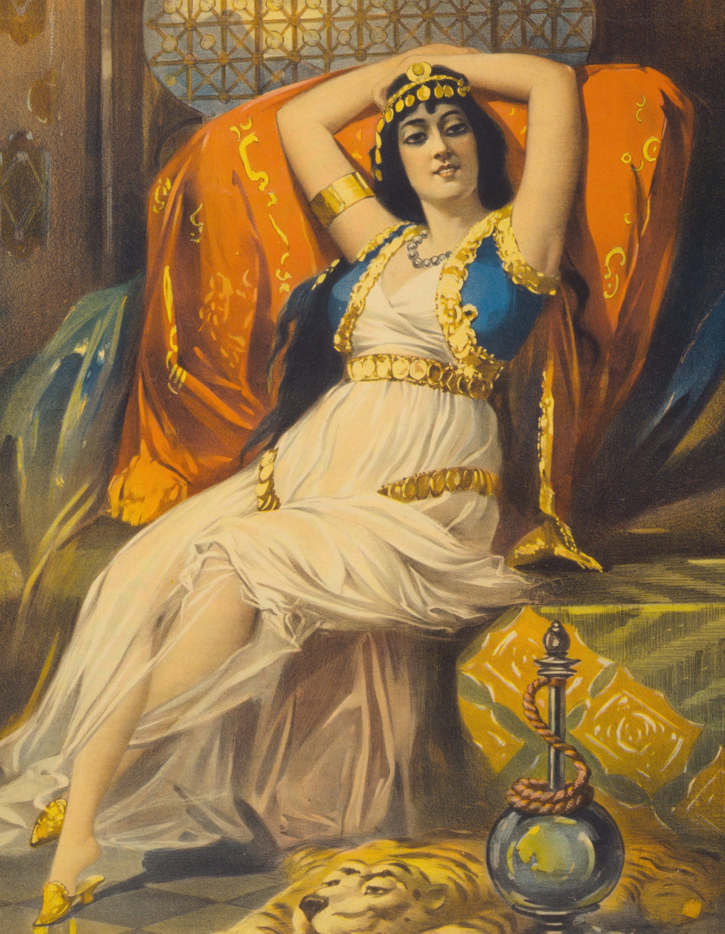 Frederick Bancroft The Prince of Magicians – Enchantress of the East | Vintage Magic Poster Reproduction | Illusion Art & Classic Magician Print