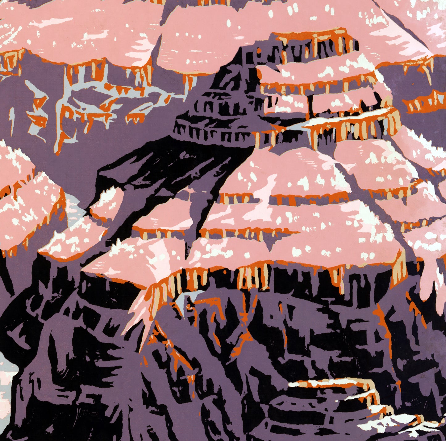 Grand Canyon National Park WPA Poster – Vintage Style 1930s National Park Art Print (Reproduction)