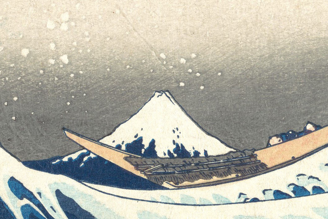 The Great Wave off Kanagawa by Katsushika Hokusai – Vintage Japanese Art Poster (Reproduction Wall Decor)