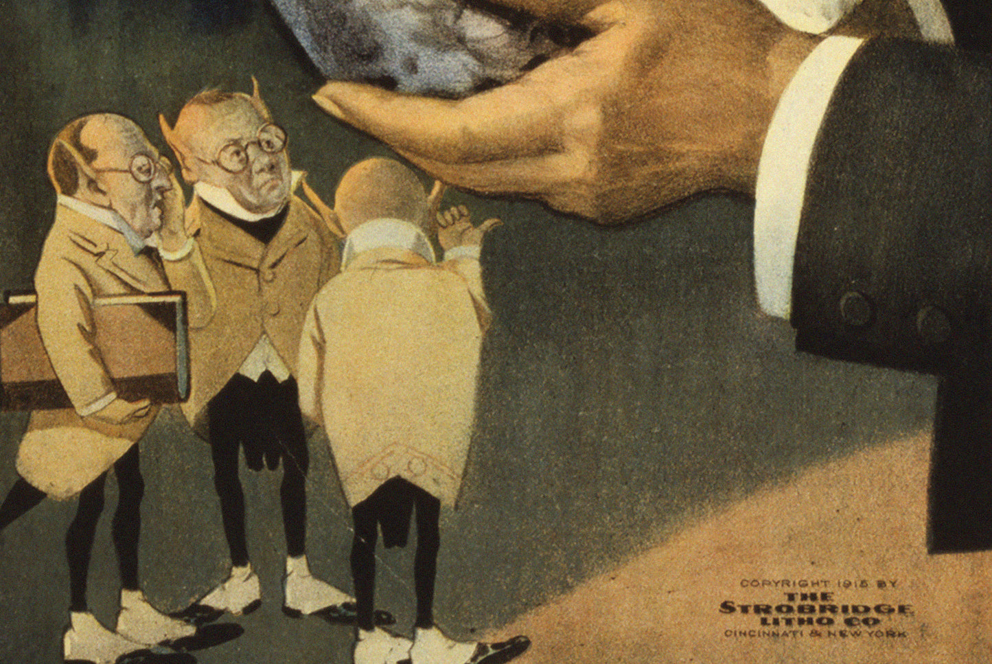 Thurston the Great Magician Vintage Poster – Do the Spirits Come Back? | 1920s Magic Show Reproduction Print