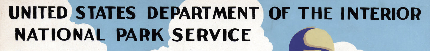 Fort Marion National Monument WPA Poster – Vintage Style 1930s National Park Art Print (Reproduction)