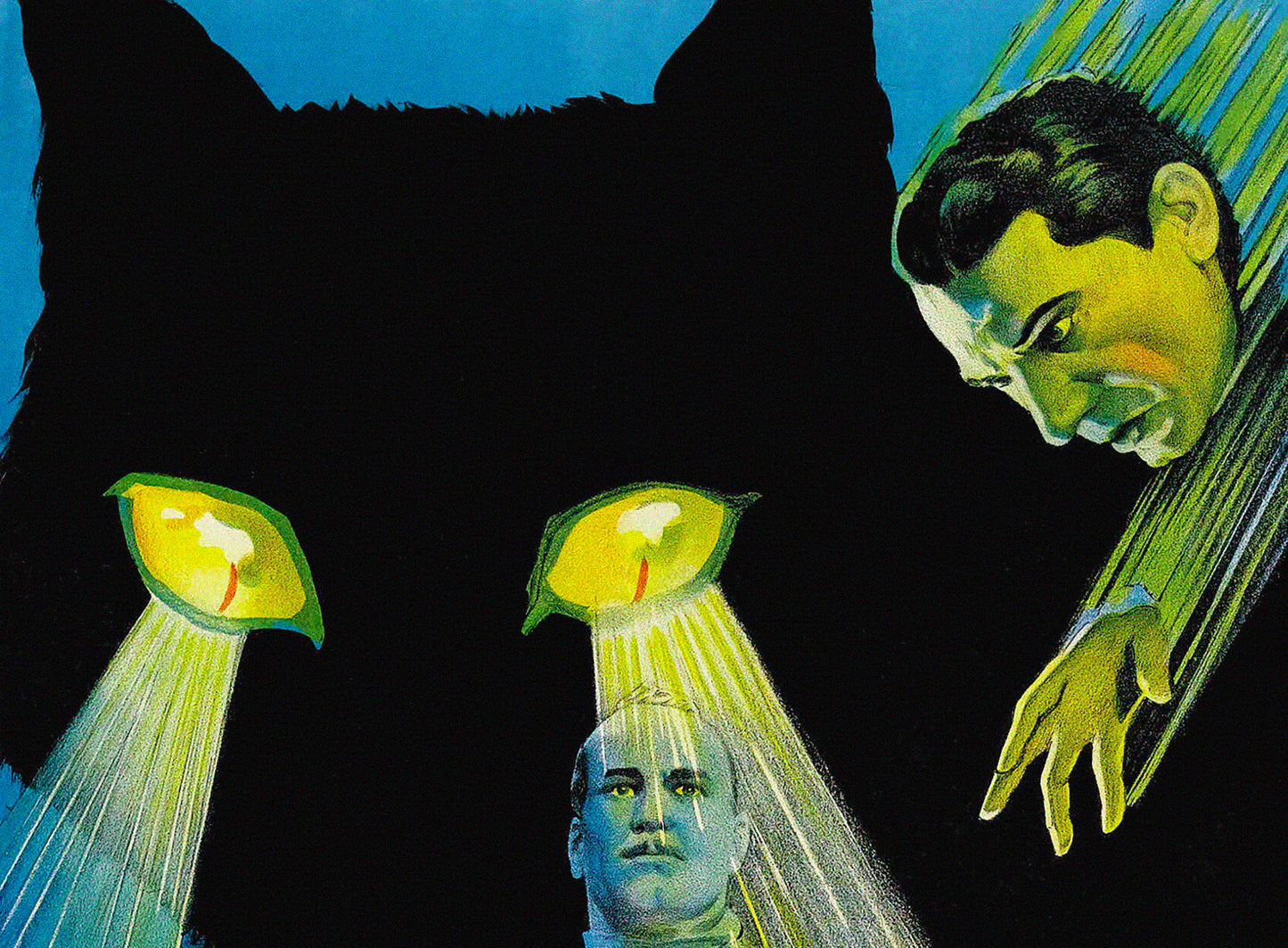 The Black Cat (1934) Movie Poster – Classic Retro Horror Film Reproduction Art Print