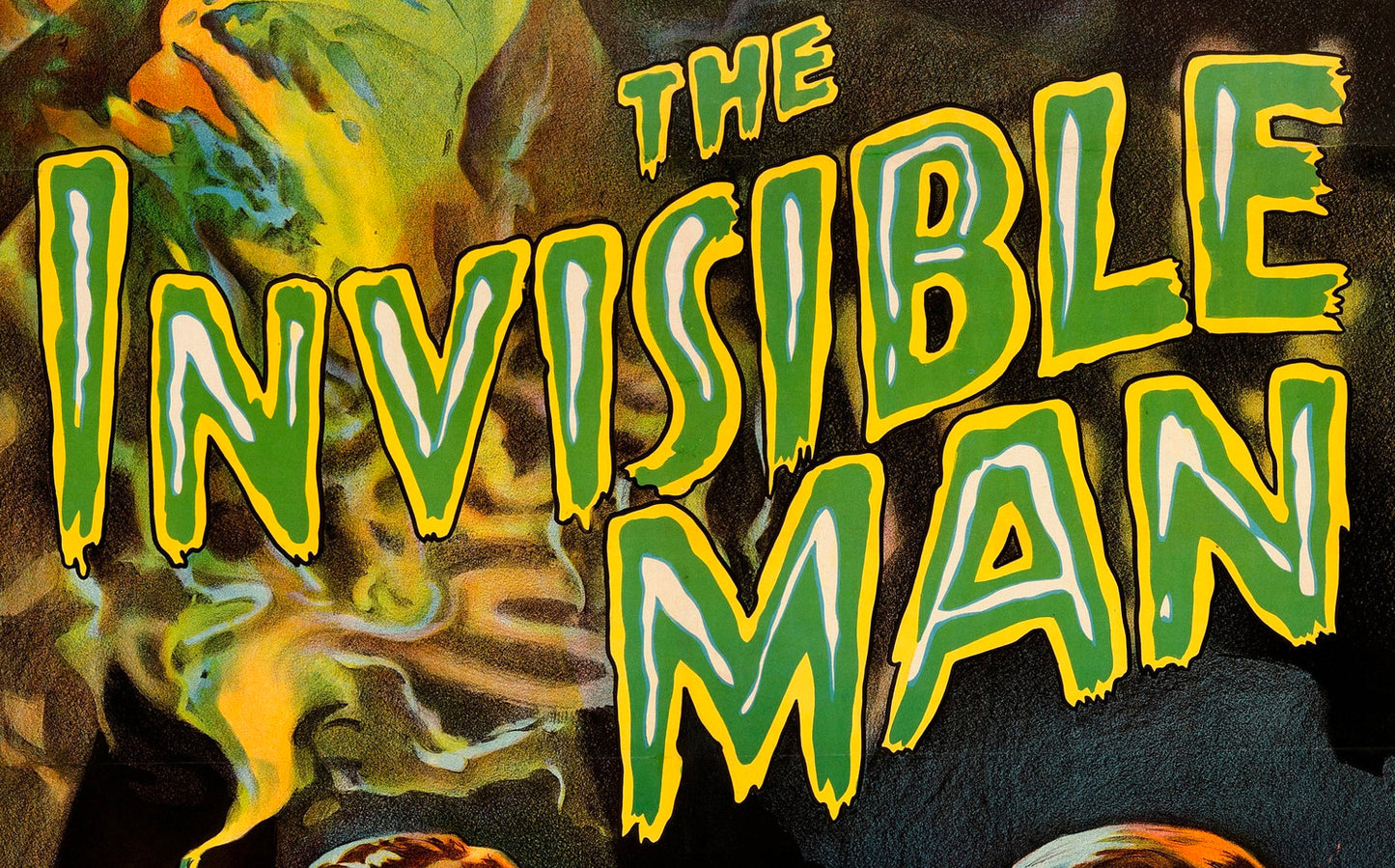 The Invisible Man (1933) Claude Rains Movie Poster – Classic Horror Vintage Reproduction Print