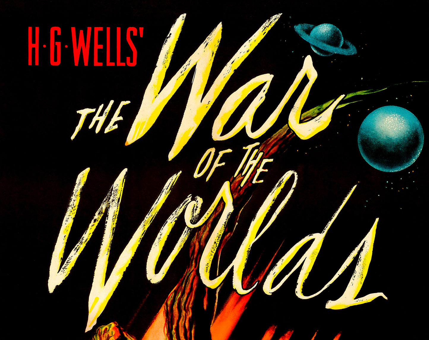 War of the Worlds (1953) Movie Poster – Iconic Retro Sci-Fi Film Reproduction Art Print