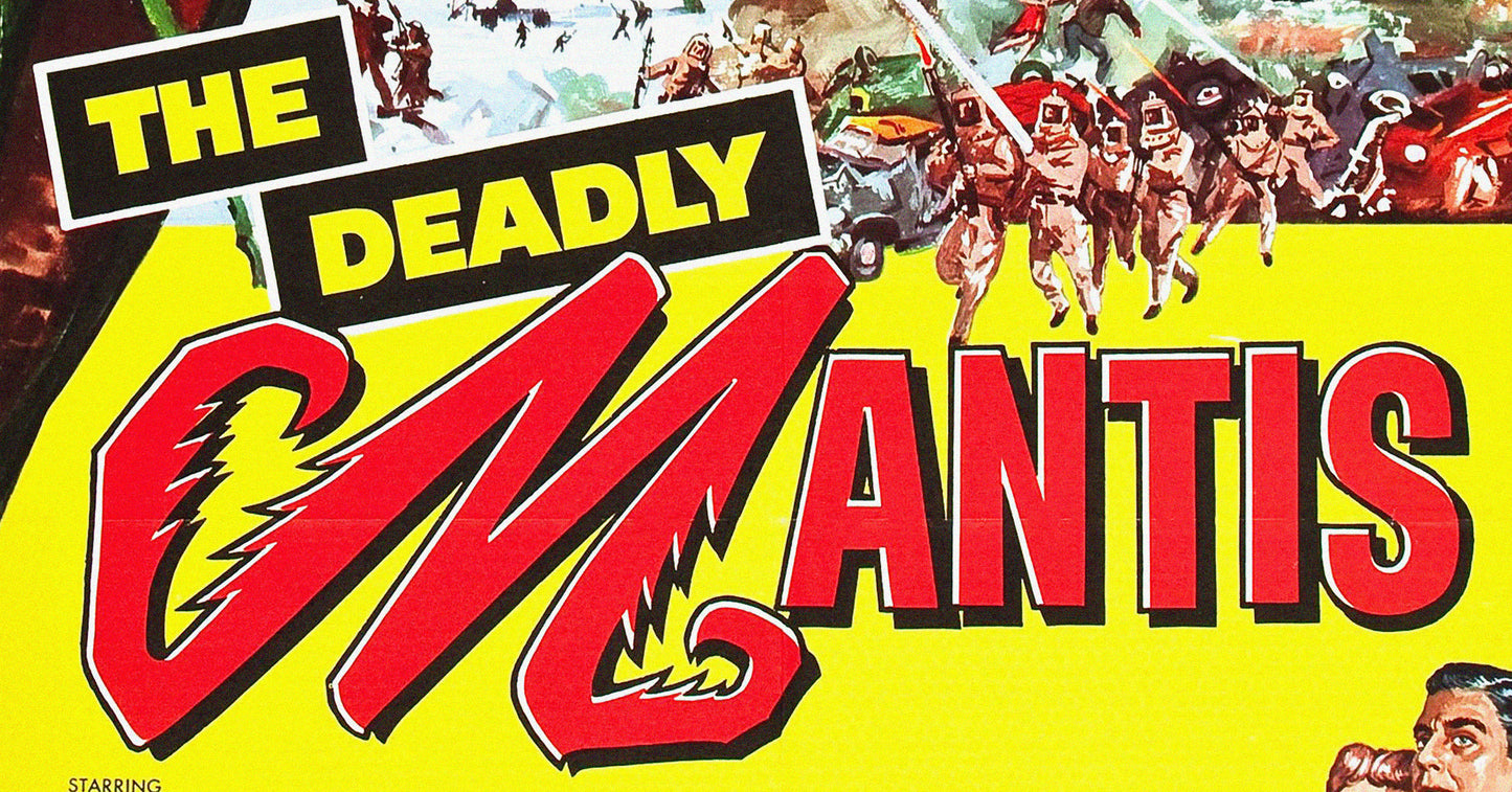 The Deadly Mantis (1957) Movie Poster – Classic Retro Sci-Fi Horror Film Reproduction Art Print
