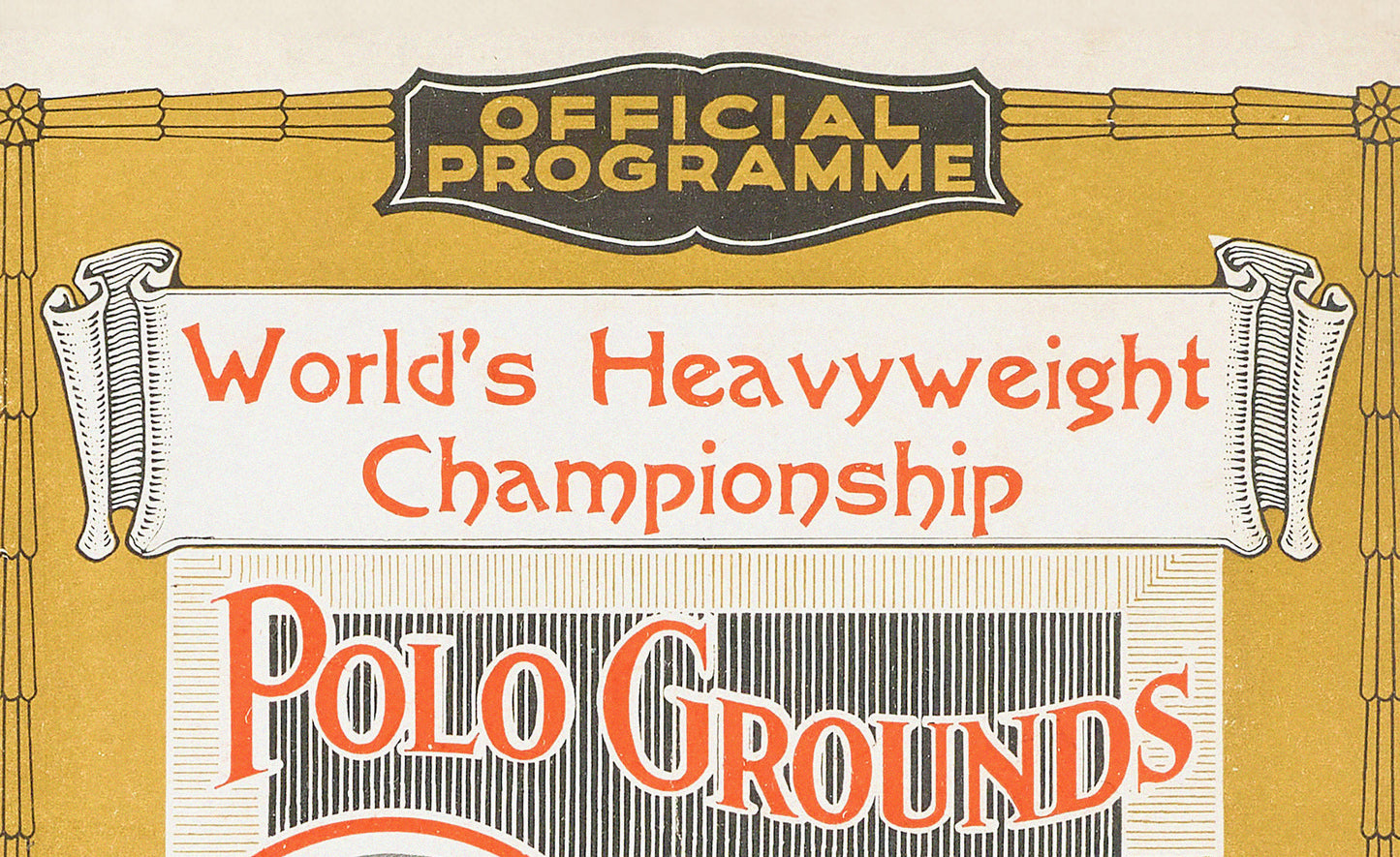Jack Dempsey vs. Luis Firpo 1923 Heavyweight Championship Poster Reproduction – Wild Bull of the Pampas Fight Print