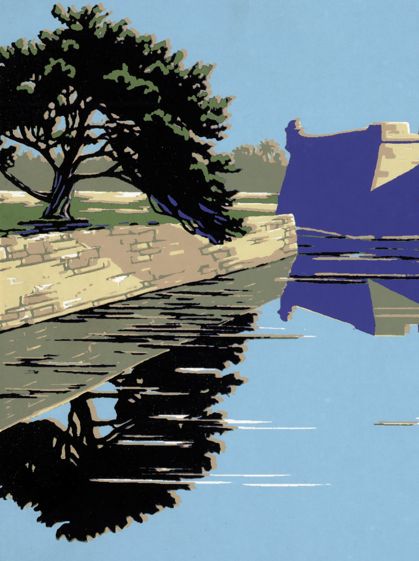 Fort Marion National Monument WPA Poster – Vintage Style 1930s National Park Art Print (Reproduction)