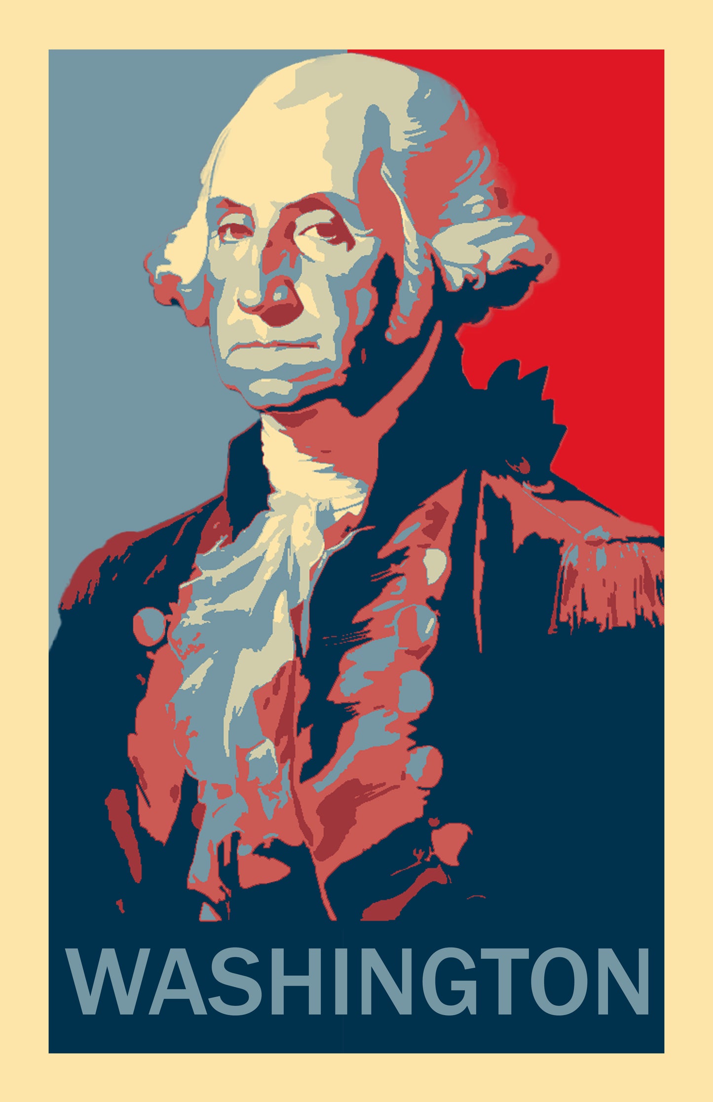 George Washington American Revolutionary President Hope Inspired Style Fight Poster 11x17 Physicist