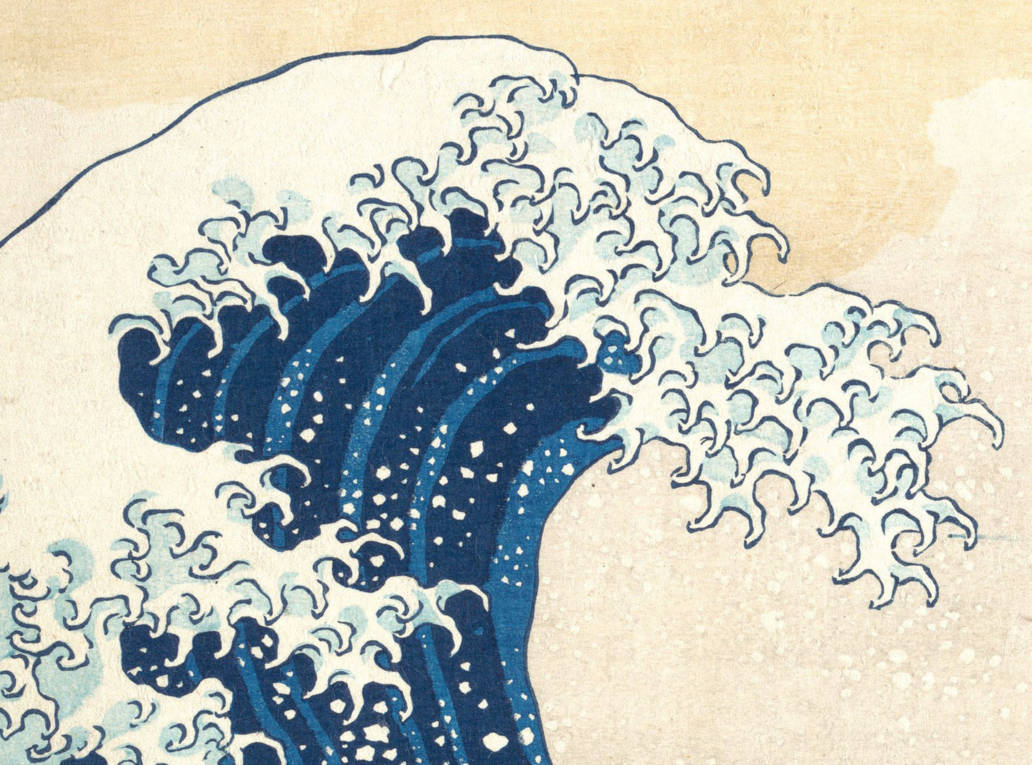 The Great Wave off Kanagawa by Katsushika Hokusai – Vintage Japanese Art Poster (Reproduction Wall Decor)