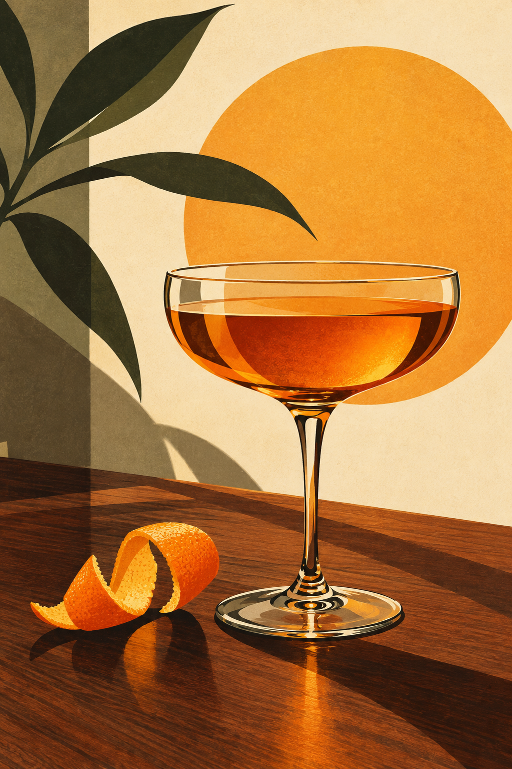 Amber Coupe — physical art print, frame not included