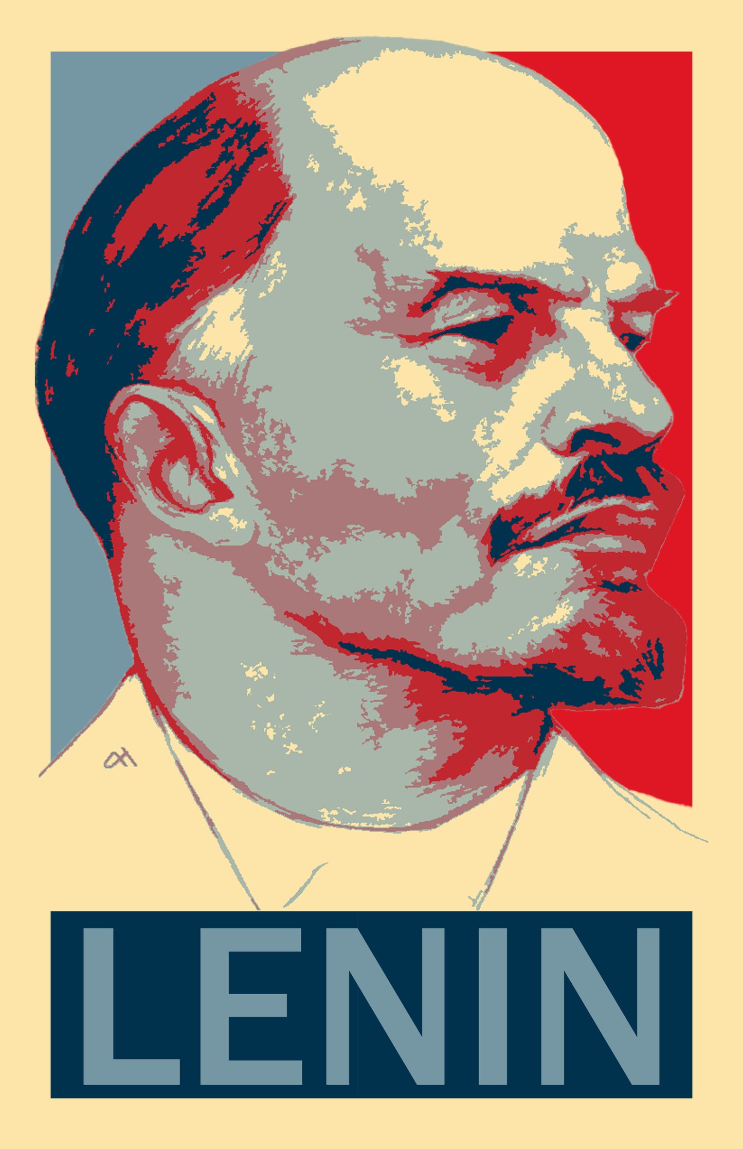 Vladimir Lenin Russian Revolutionary Hope Inspired Style Dream Poster 11x17